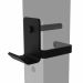Dos soportes para barra Black Line Pro – versiones izquierda y derecha incluidas en el set