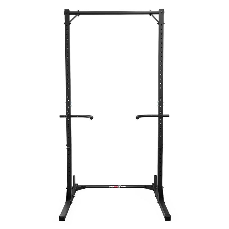 Half Rack con barra para dominadas fija