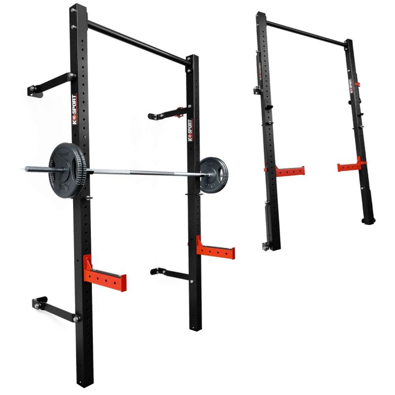 Half rack plegable para montaje en pared