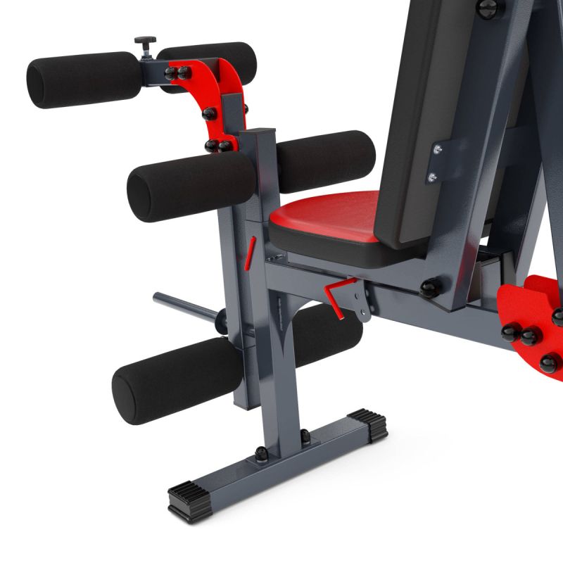 Banco musculación extensión de piernas y curl