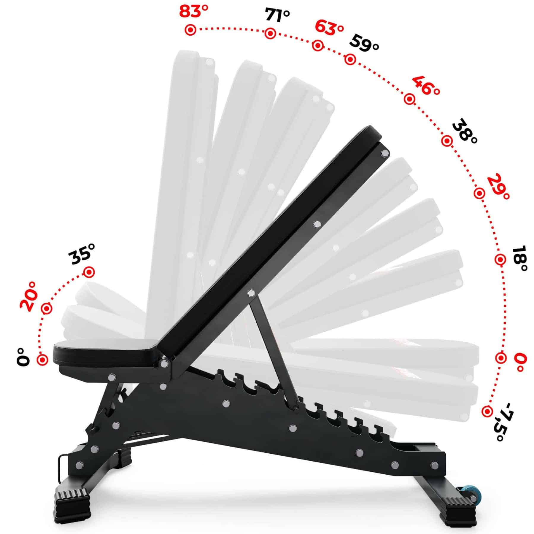 MOVIT Squat Rack – Set De 2 Supports Réglables Pour Haltères Longs, Capacité 300 Kg, Hauteur Jusqu'à 172 Cm
