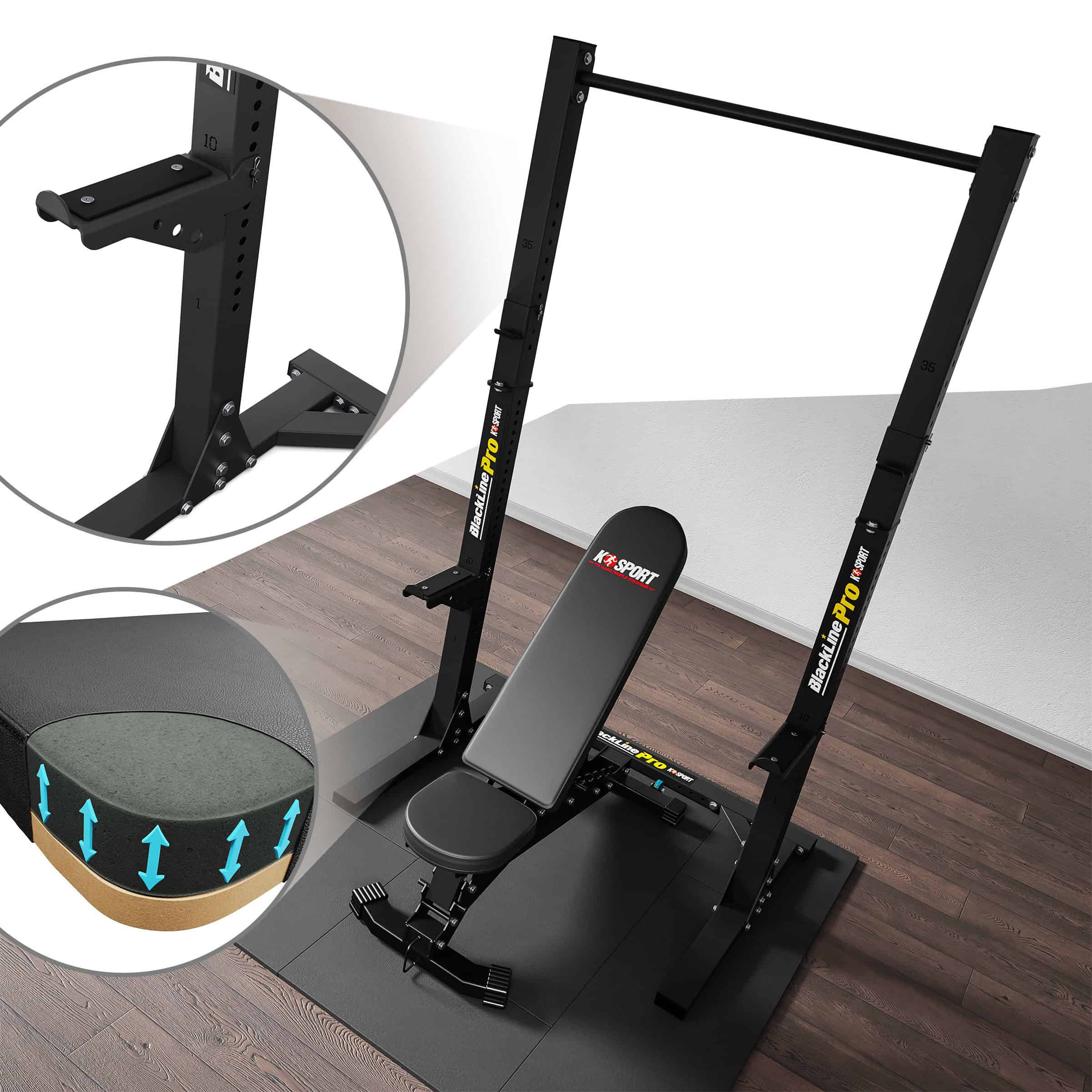 QLI SQUAT RACK CADRE QSRF01 Musculation Gym Power Rack Pour La Maison Gym Exerci QLI SQUAT RACK CADRE QSRF01 Musculation Gym Power Rack Pour La Maison Gym Exerci