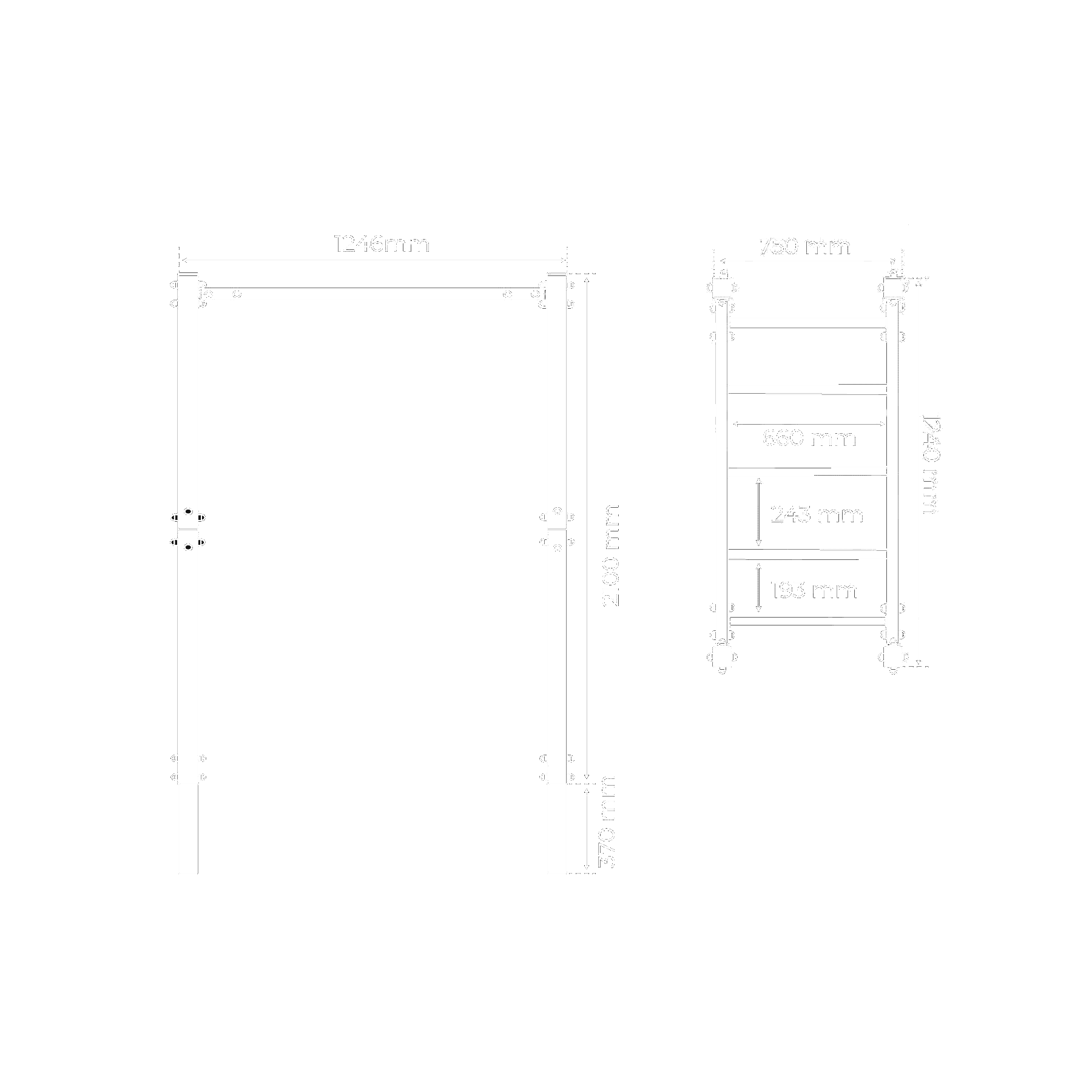 Datos técnicos - Escalera horizontal de exterior
