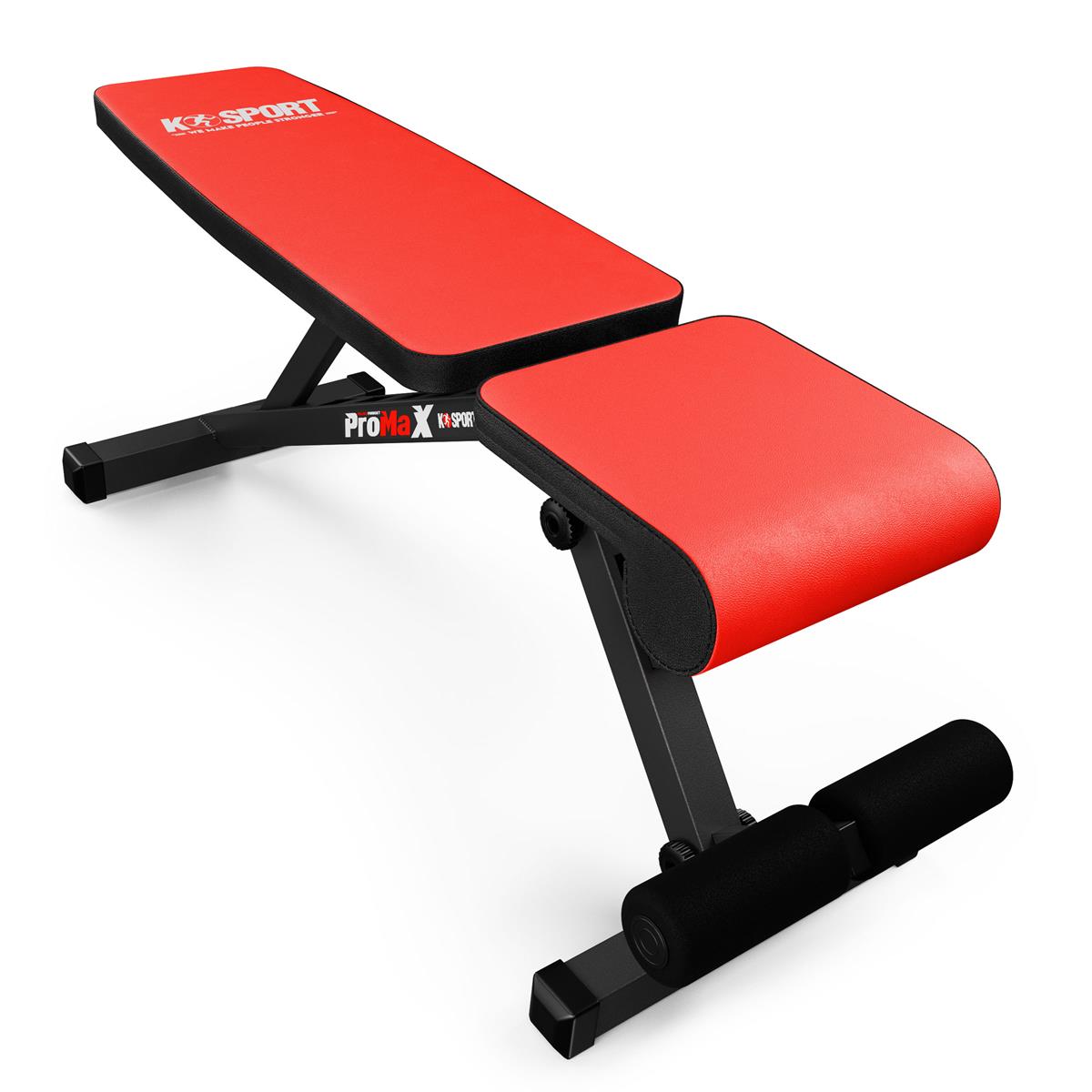 Banc K-Sport en position plate