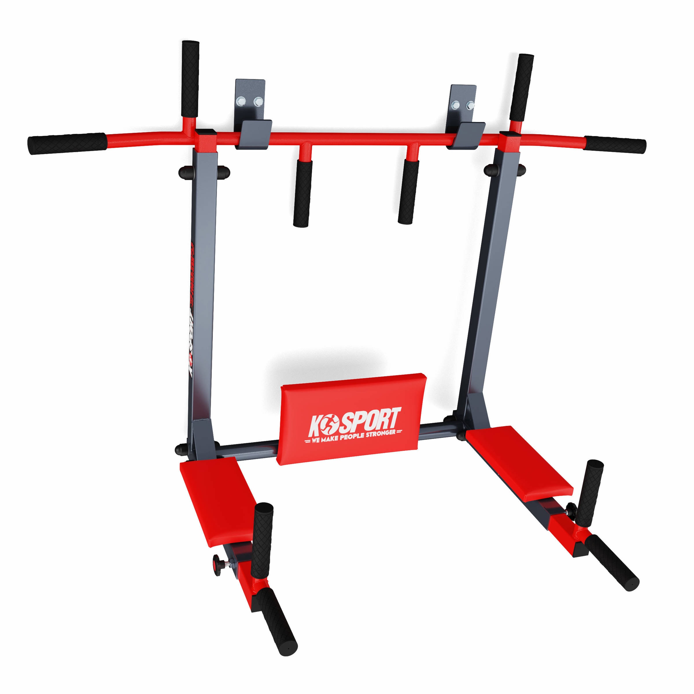Barra per trazioni, trazioni, montaggio a parete, multifunzione, fino a 200 kg, montaggio a parete, in acciaio inox, colore: bianco