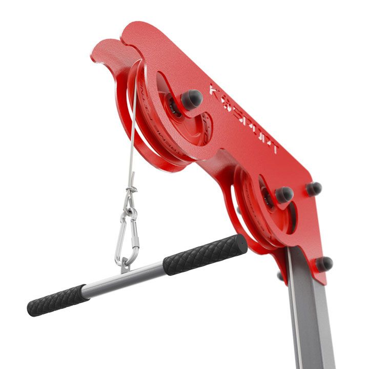 Barre de biceps triceps sur câble de traction