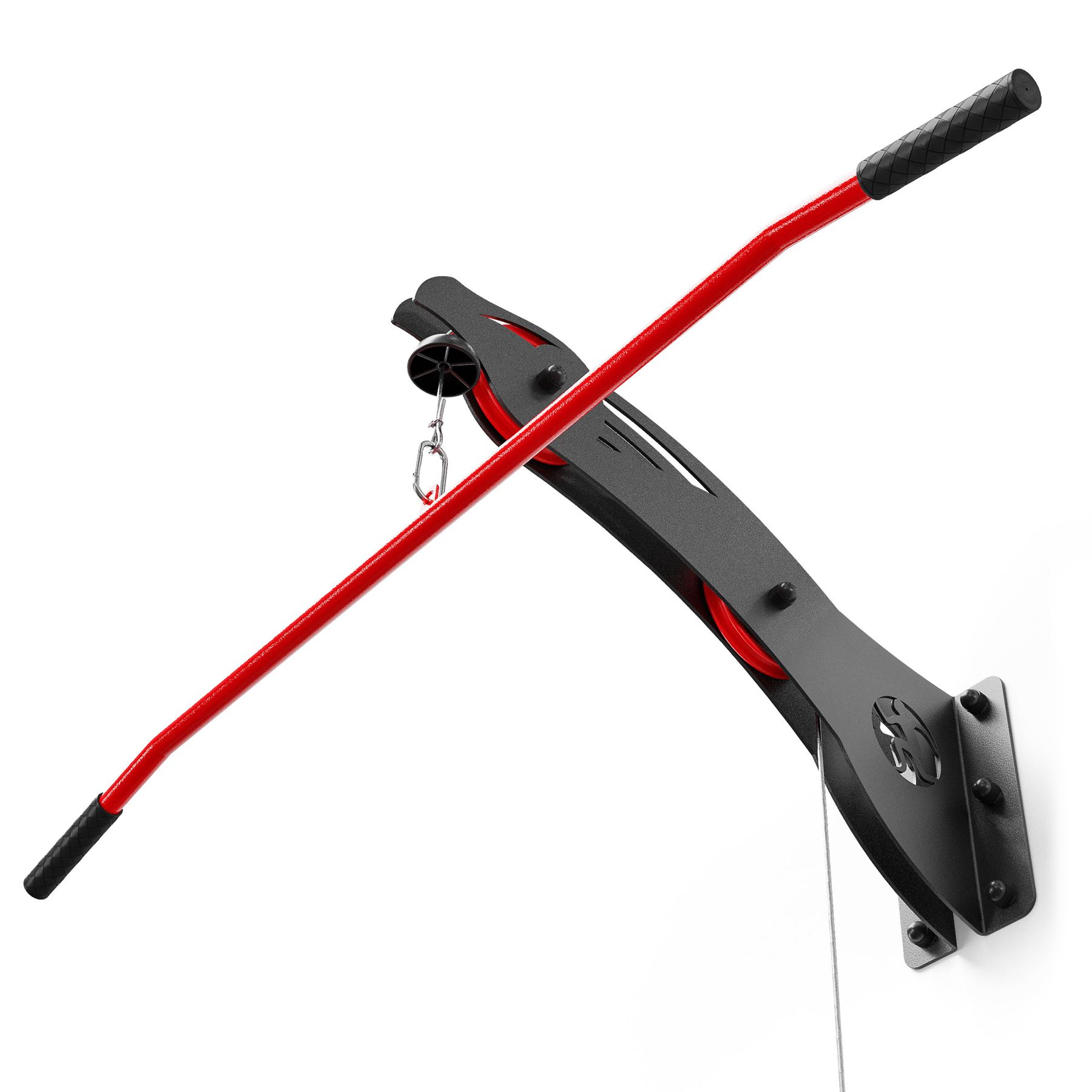 Lat pulley met kabel voor fitnessoefeningen
