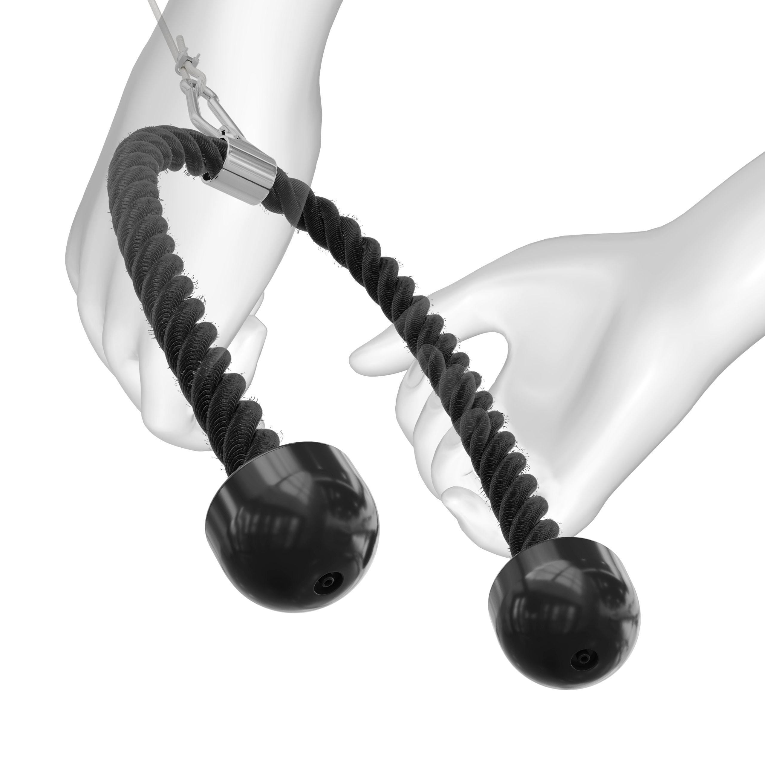 Exemple d'exercice avec corde triceps