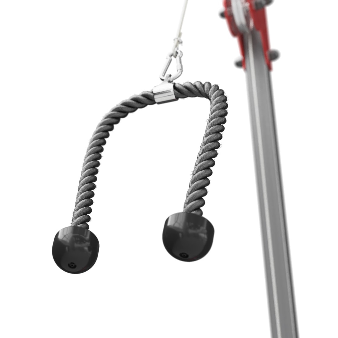 Corde triceps sur station de musculation