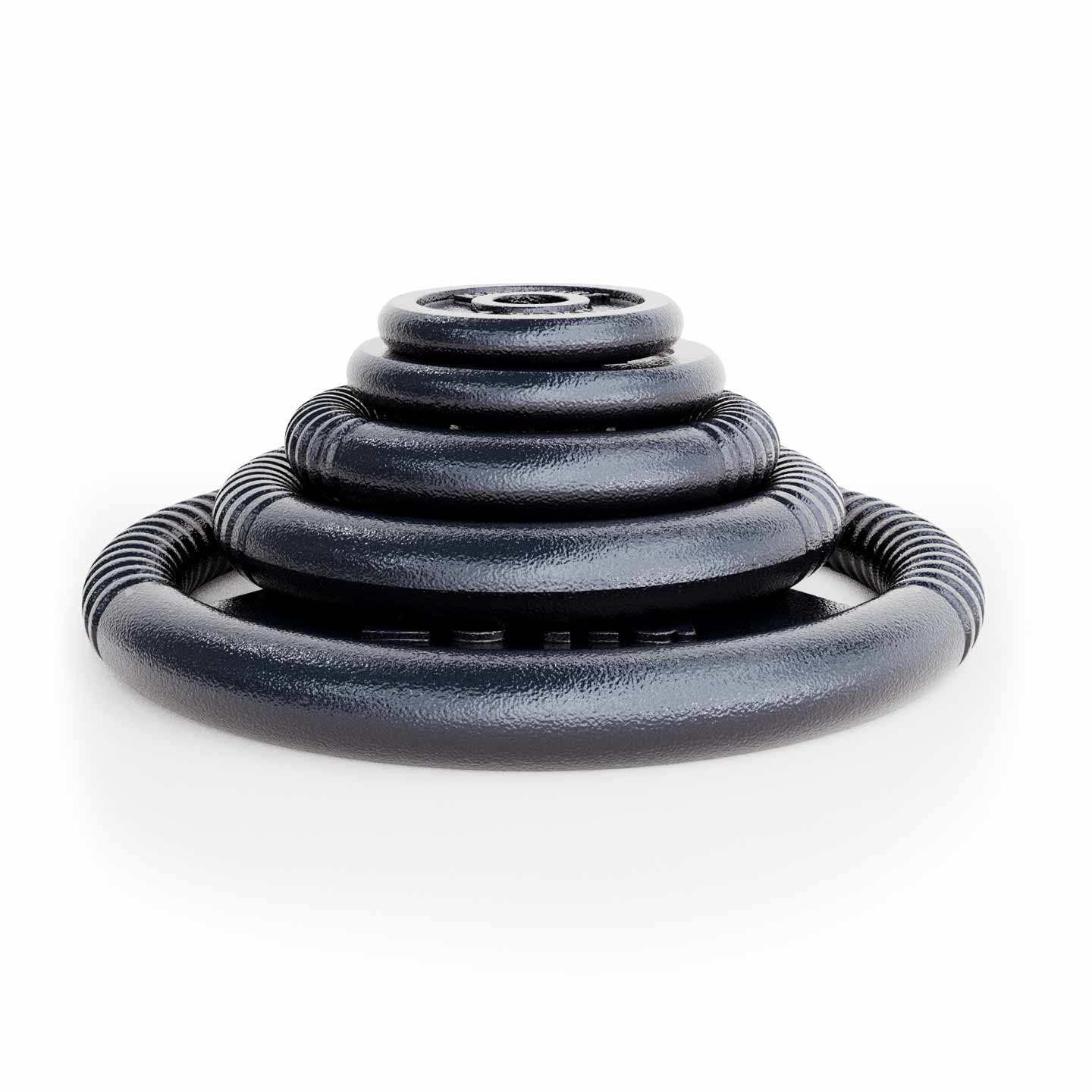 Lot Disques Fonte Marbo Sport Olympia 30 Kg (4x5kg + 4x2.5kg), Diam 51 Mm, Neuf