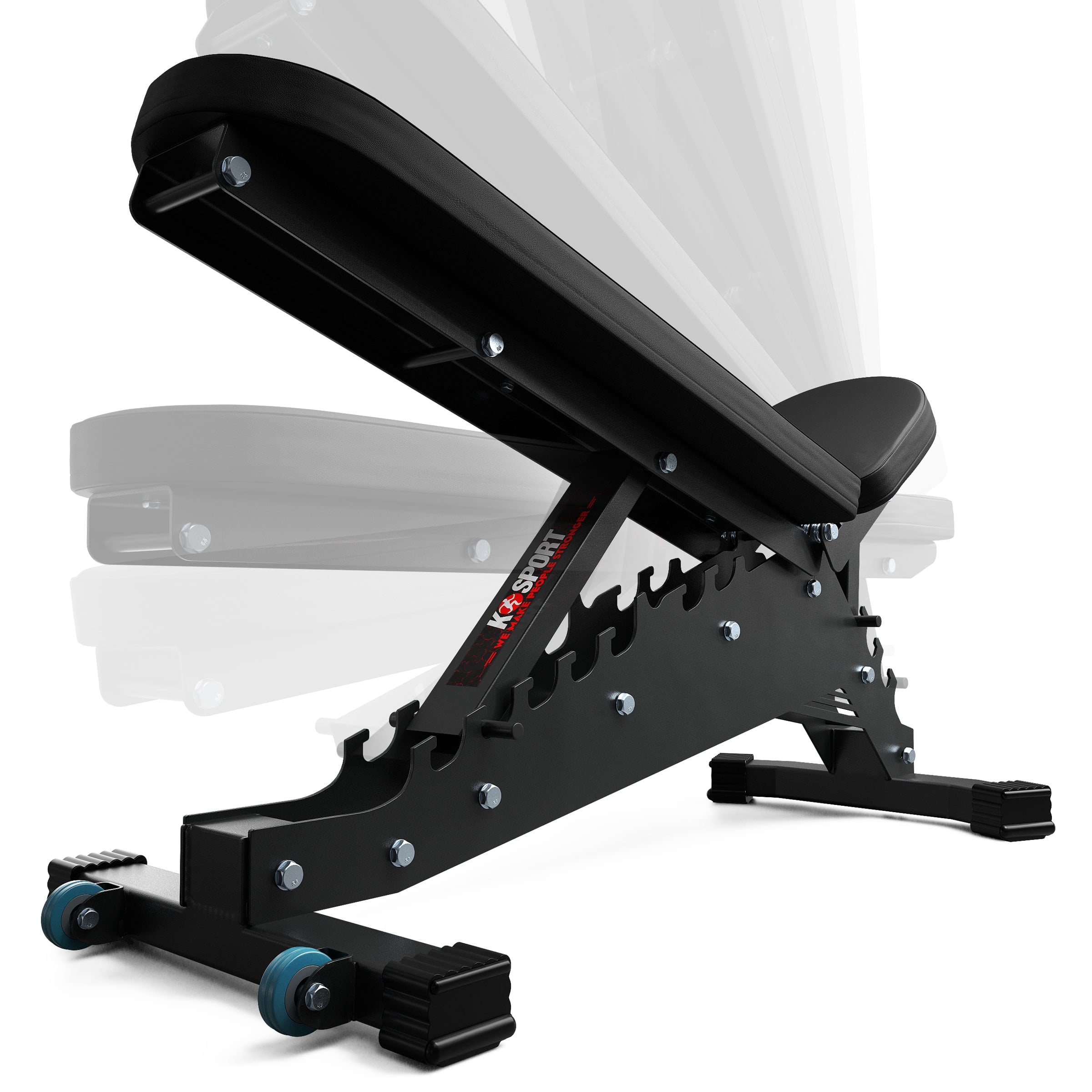 Banc De Musculation Pliable – Capacité 272 Kg, Acier Robuste, Coussin Rembourré, Compact Pour Salle De Sport Maison
