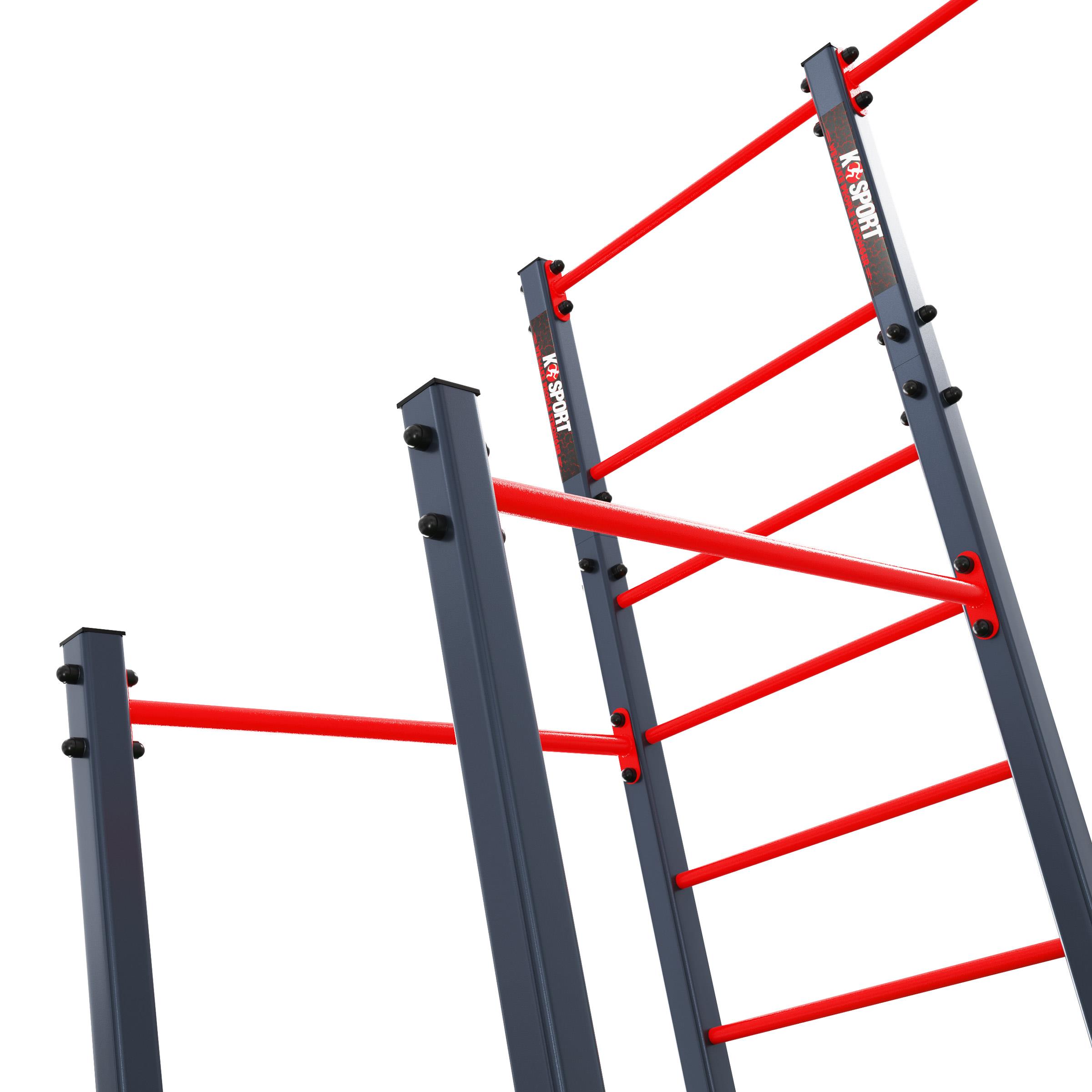 Equipamiento De Calistenia Para Entrenar Al Aire Libre Con Espaldera Y Escalera Horizontal K Sport