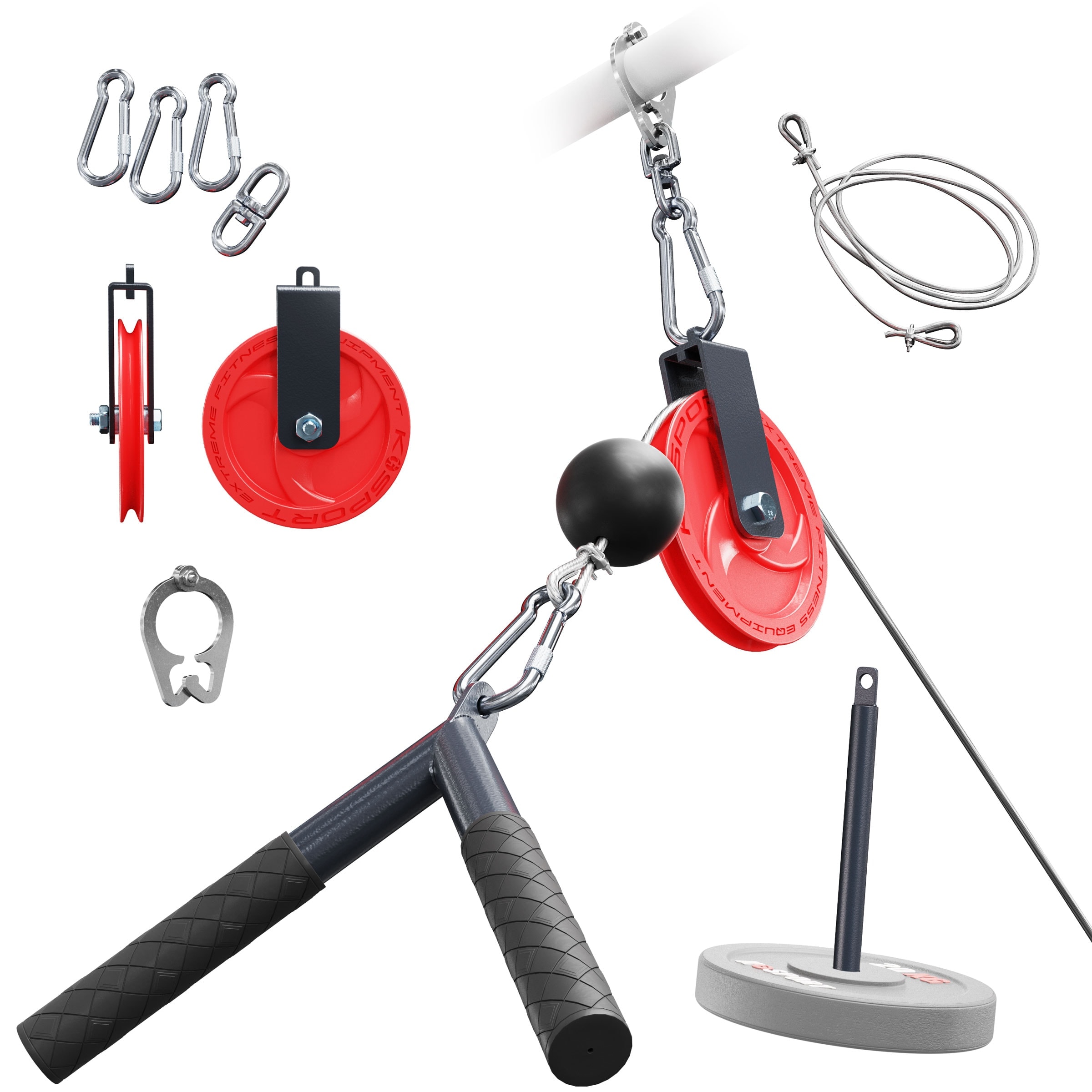 Onderdelen fitnesskabel weergave