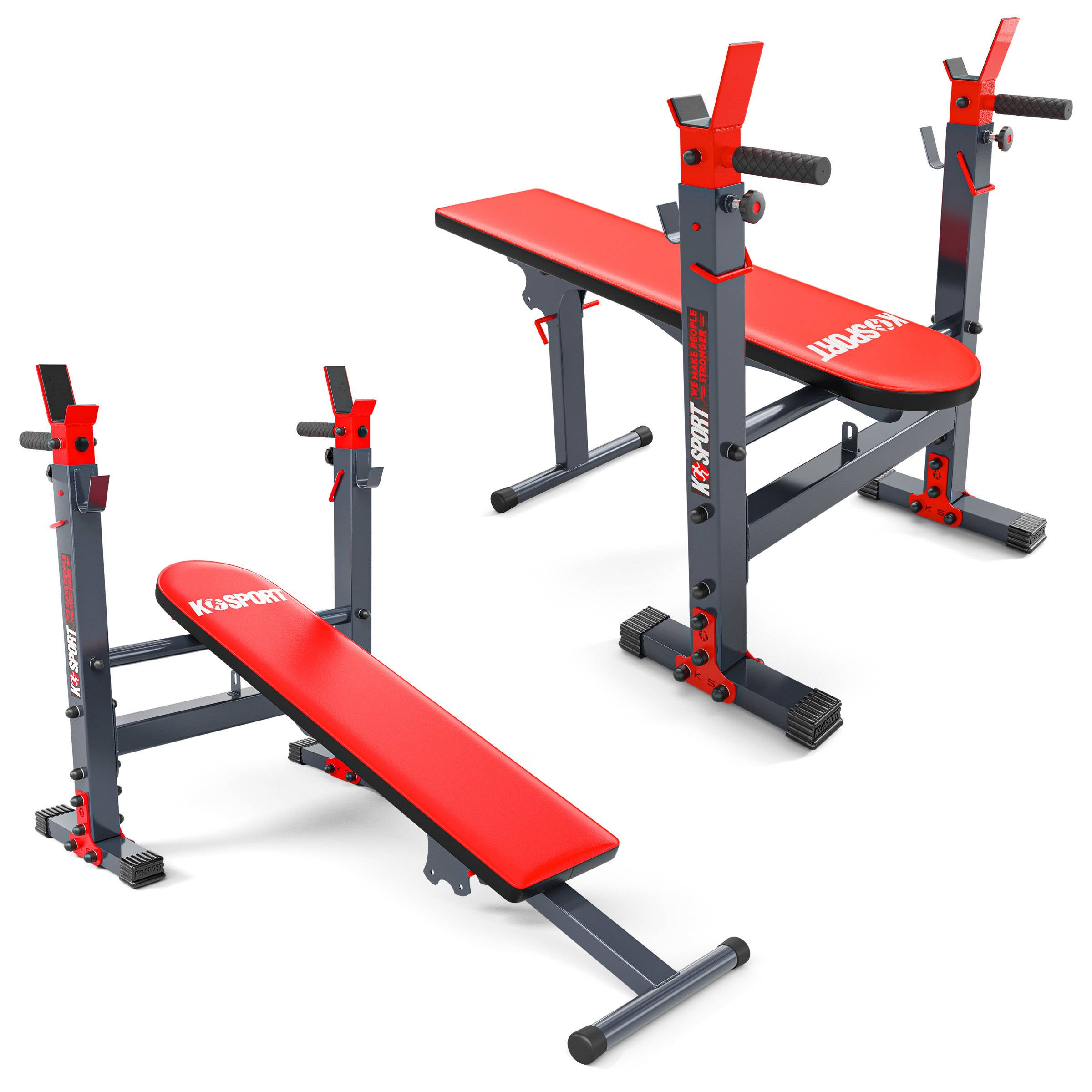 Bodembescherming rubbervoet fitnessbank