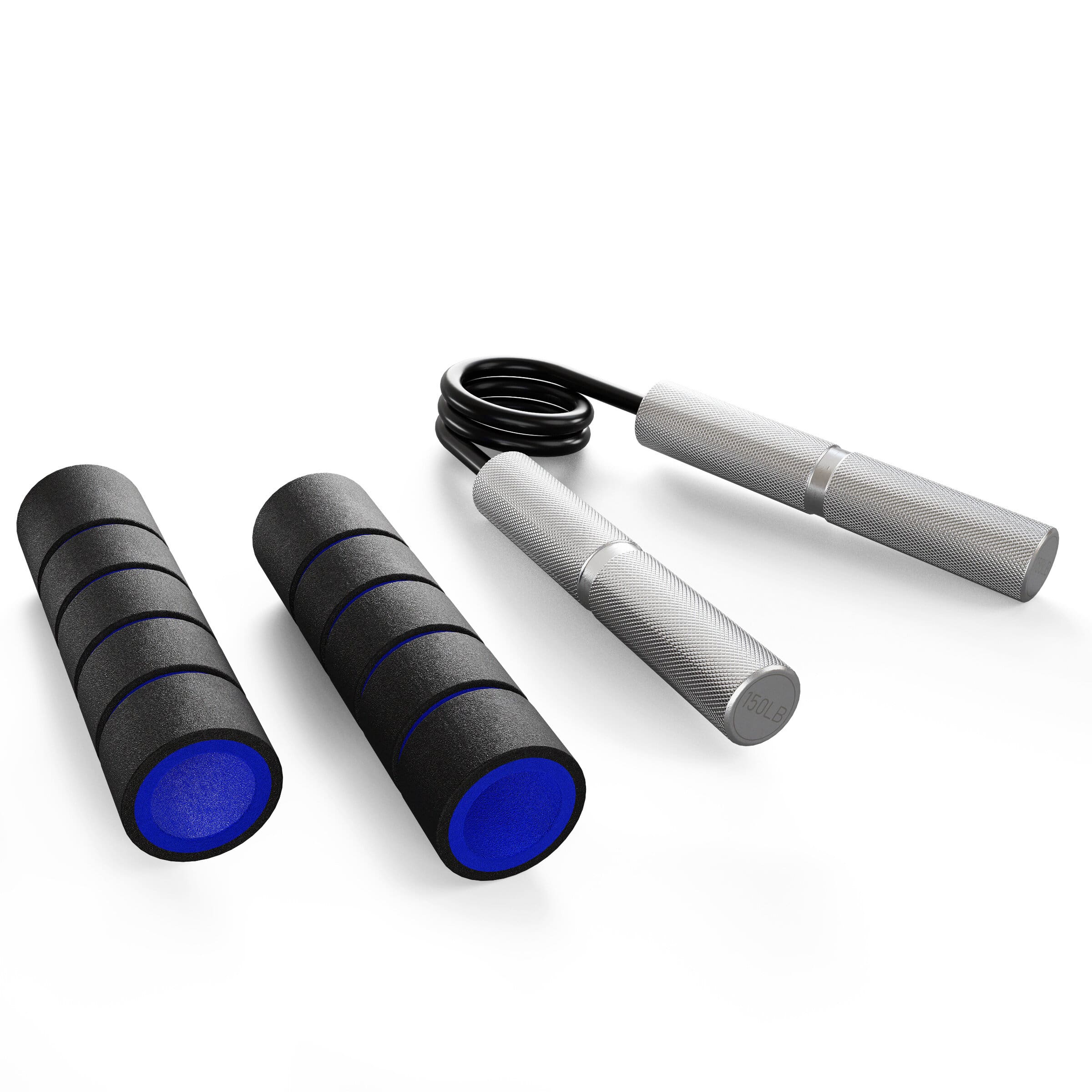 Handtrainer en schuimrubberen grepen liggend
