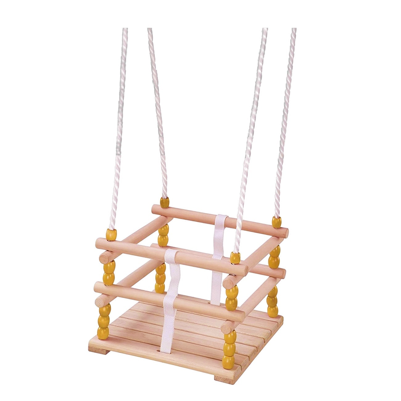 Houten tralieschommel