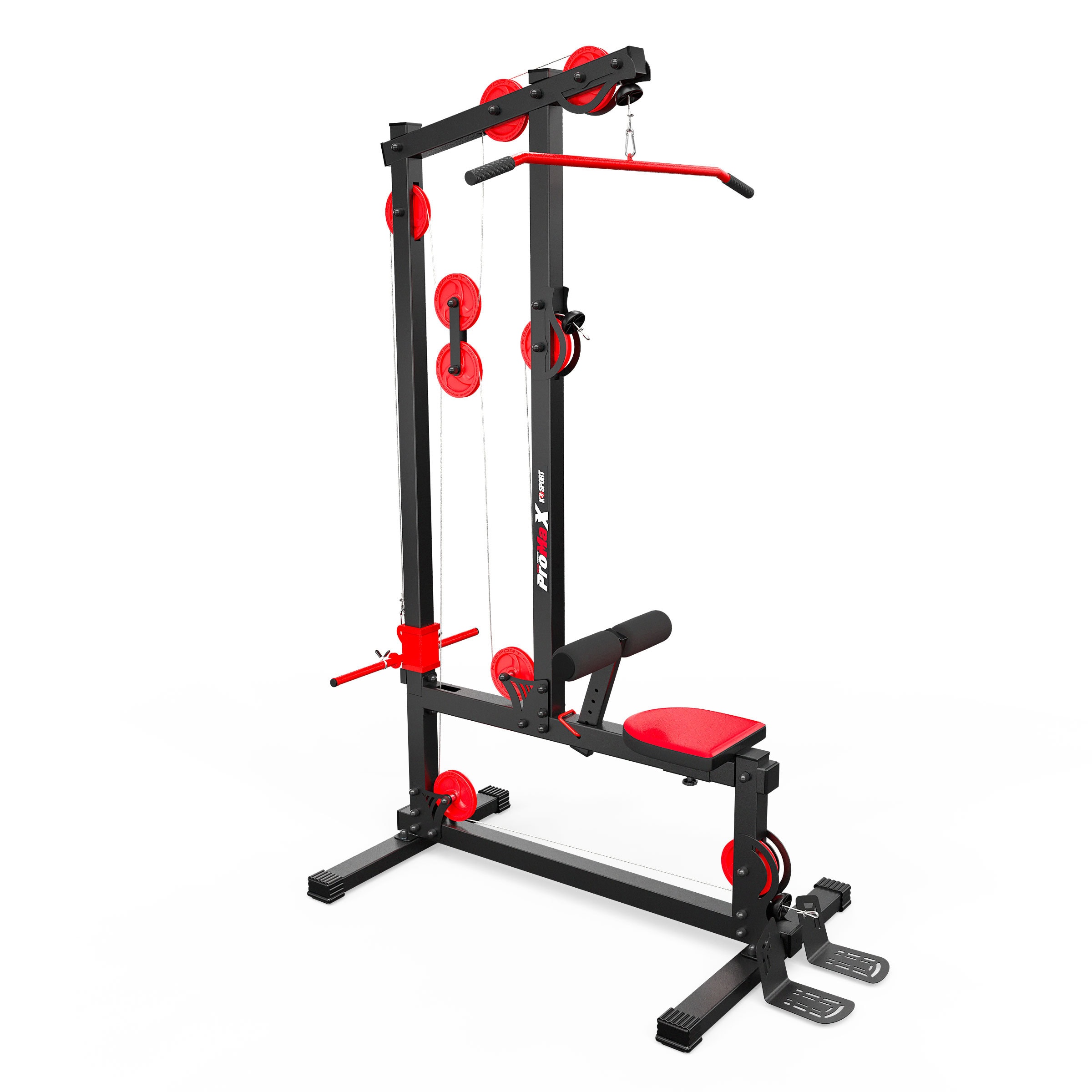 Lat machine K-Sport, vista laterale