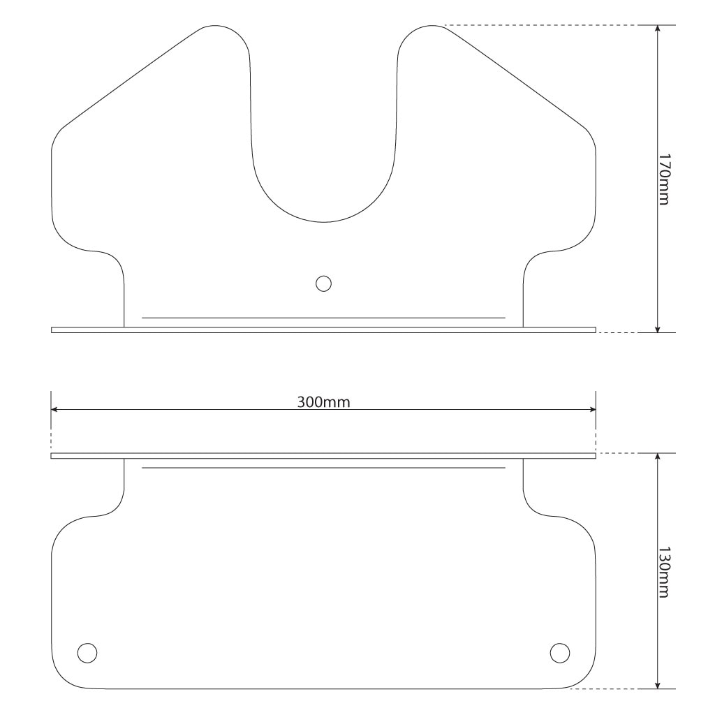 Données techniques - Plaque de base en tôle striée pour câbles de stations de musculation