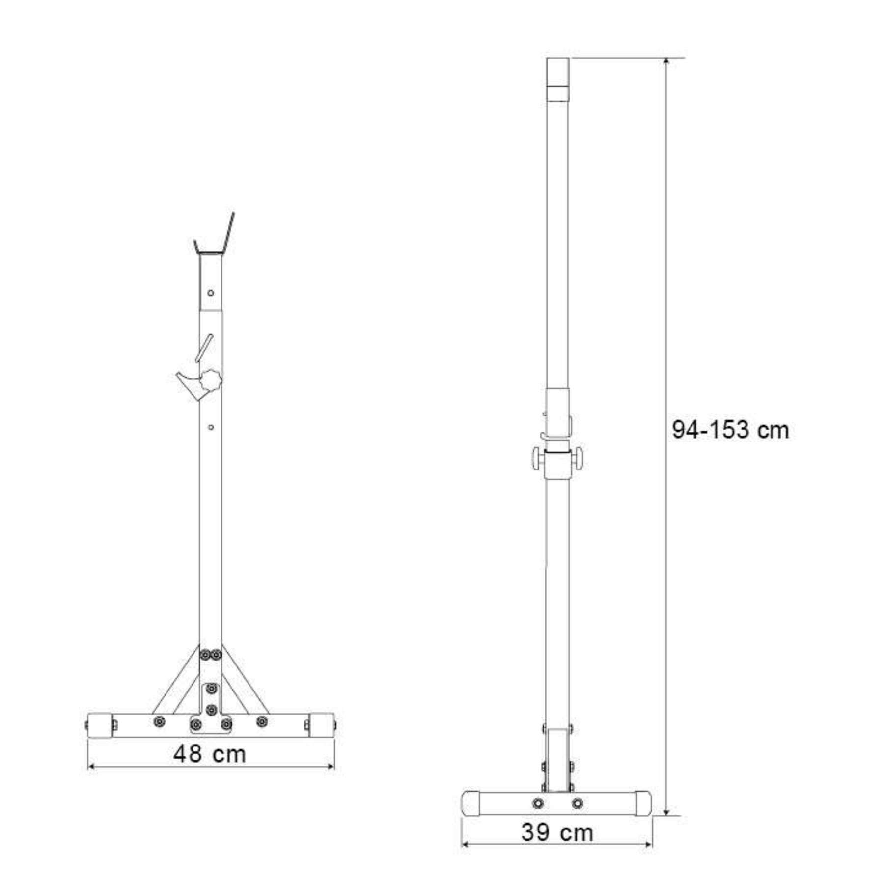 2 Supports Muraux Pour Plaques De Poids - Rangement Salle De Sport, Garage | Support Robuste, Installation Facile
