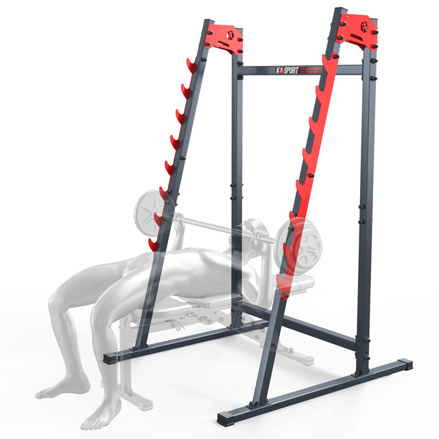 Ejercicios de soporte para barra larga para curls