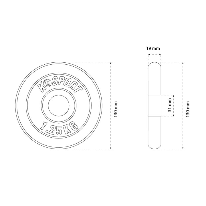Dati tecnici disco per manubri