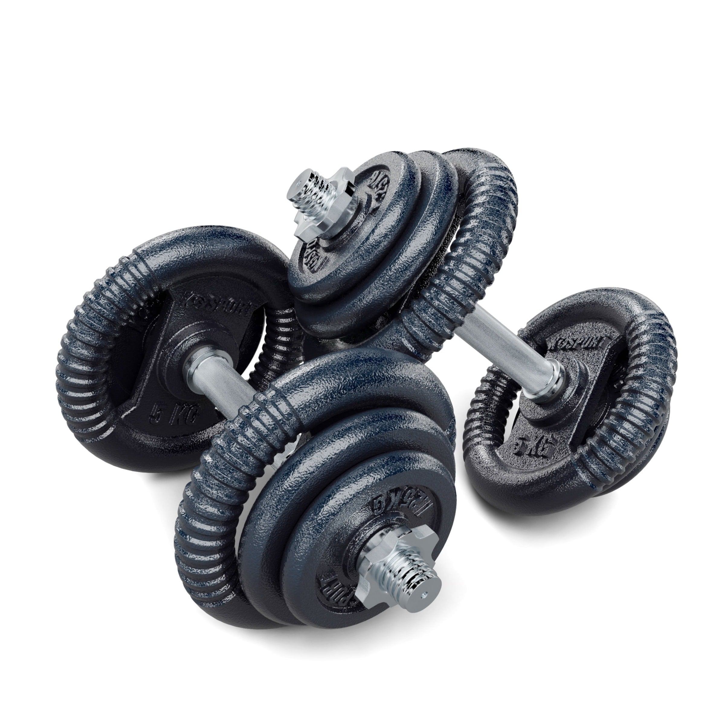 Set de mancuernas K‑Sport para home gym