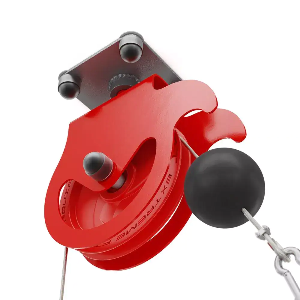 Pulley del cavo incrociato con pallina di gomma al cavo