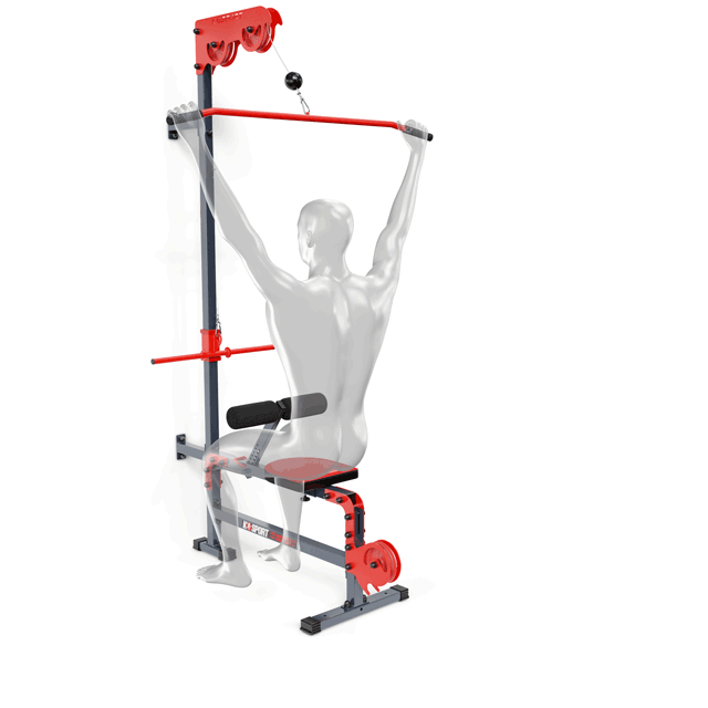 Esercizi alla Lat Machine