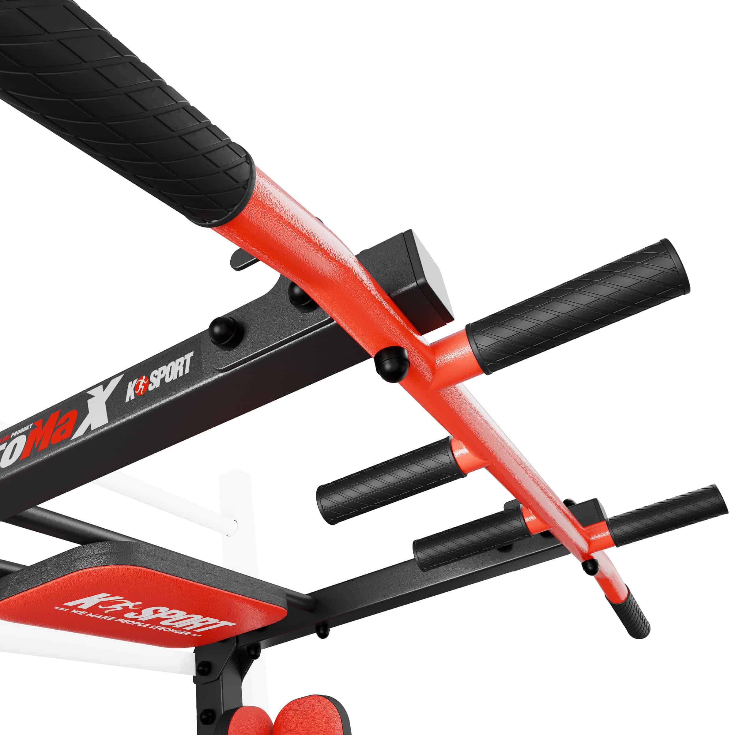 Pull-up bar met meerdere gripposities – Detail van grepen en frameconstructie