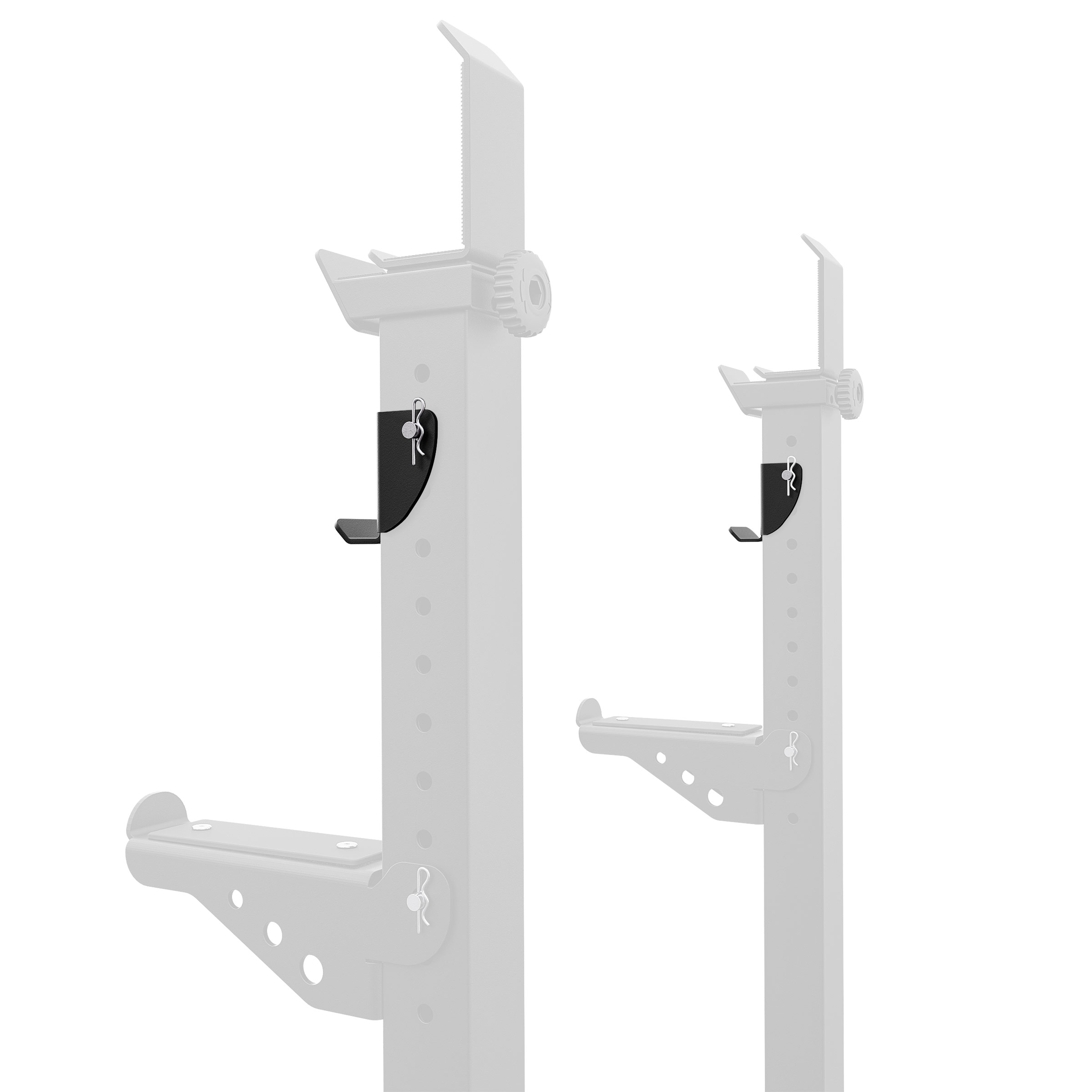 Support pour barre monté sur Power Rack pour un entraînement de musculation sécurisé
