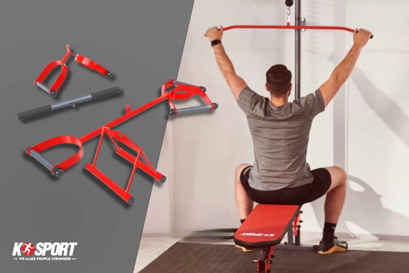 Confronto tra impugnature per lat machine – Accessori K-Sport per il tuo home gym