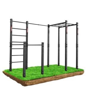 Attrezzatura Calisthenics: Struttura Outdoor con Spalliera e Scala